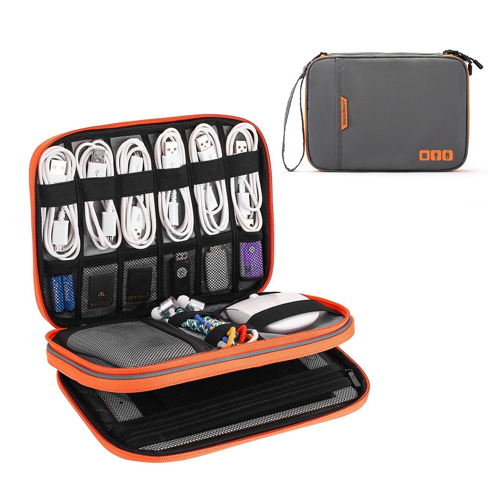 Electronics Gadgets And Accessories - Double Layers Large Capacity Travel Electronic