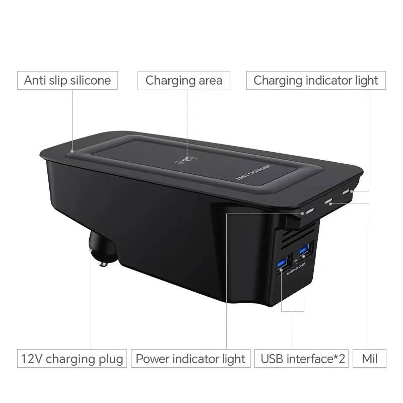 Wireless Phone Charger Pad - 15w Wireless Charger for Volvo V60