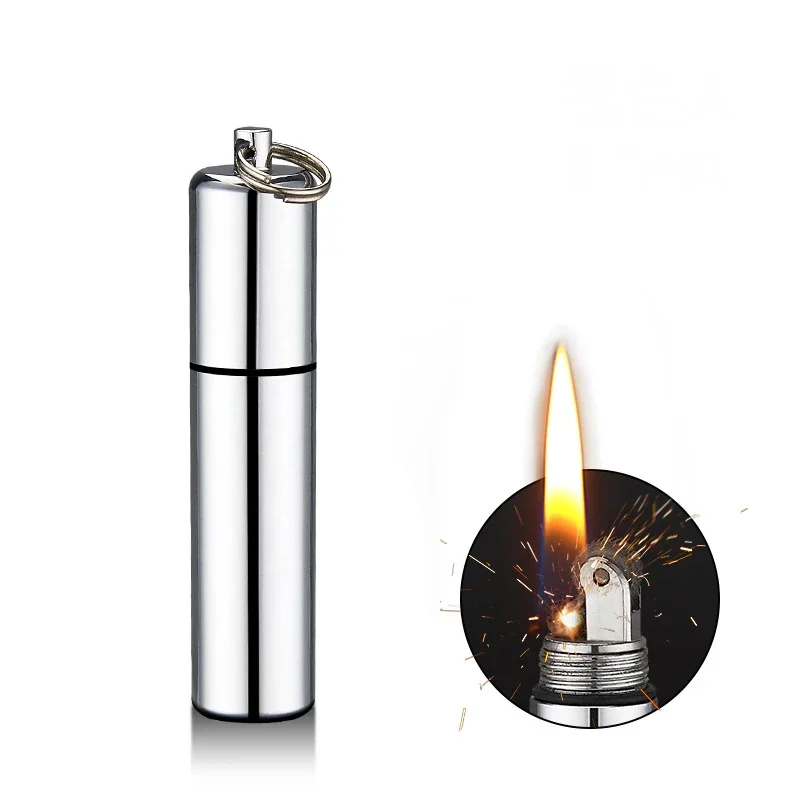 Electronics Gadgets Sale - Mini Metal Windproof Gasoline Kerosene Lighter,