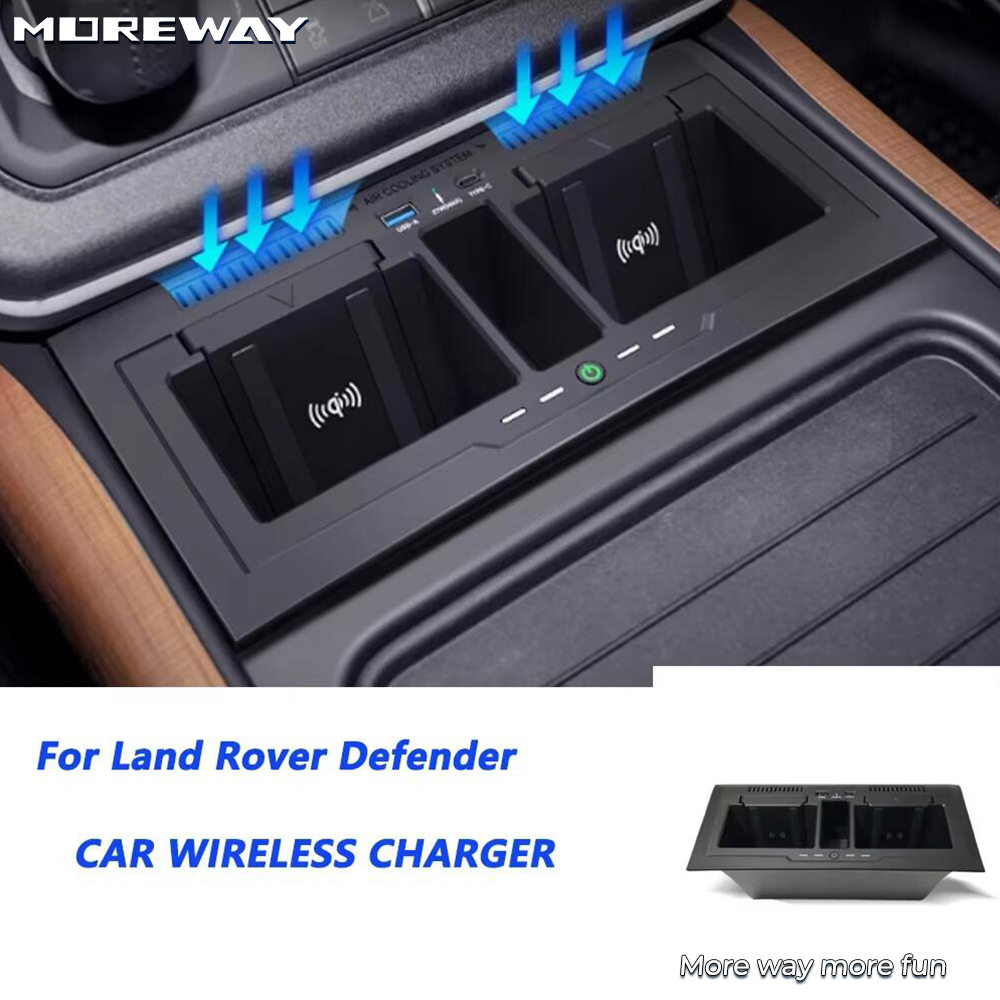 Wireless Phone Charger Pad - Moreway Fast Charge Car Charging Pad