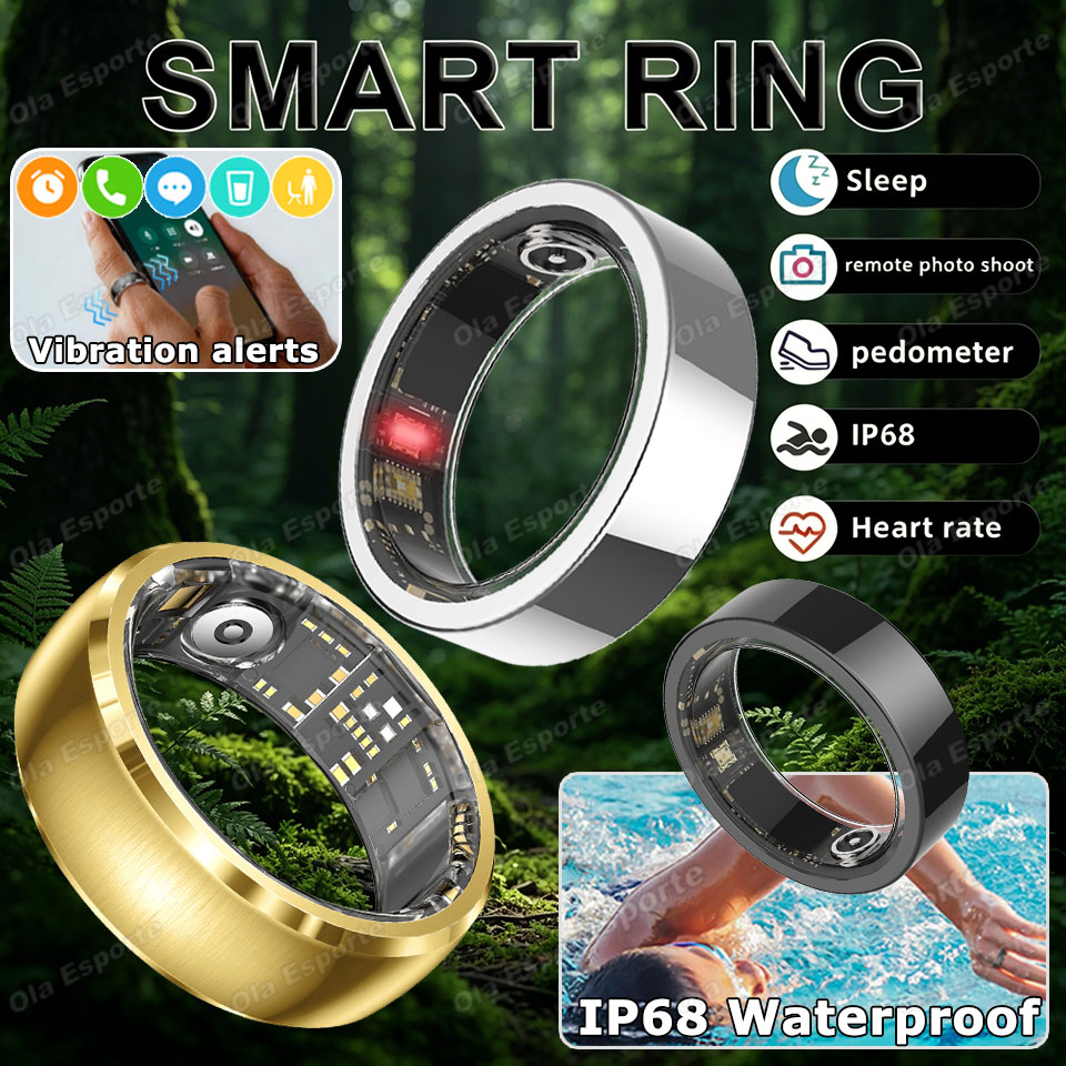 Digital Alarm Clock - Upgraded Vibration Reminder Smart Ring Waterproof