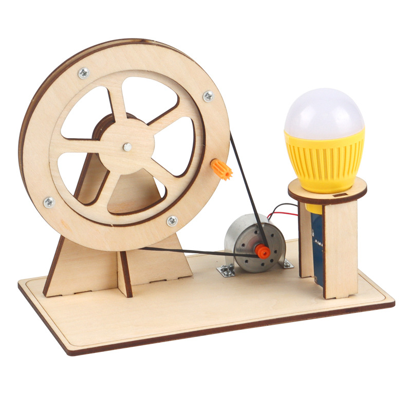 Electronics Gadgets For Kids - Wooden Hand Generator Kids Science Toy