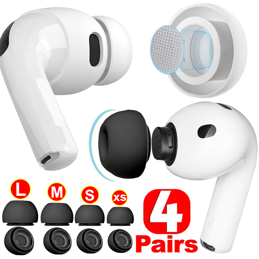 Portable Wifi Hotspot - 4/1Pairs Silicone Ear Tip Protective Earbuds