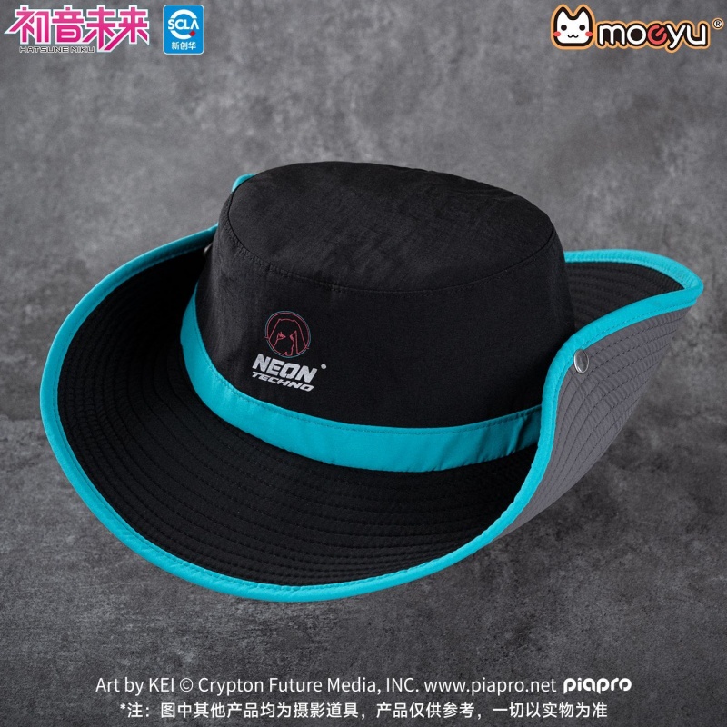 Electronics In Japan - Moeyu Hatsune Miku Fisherman Hat Neon