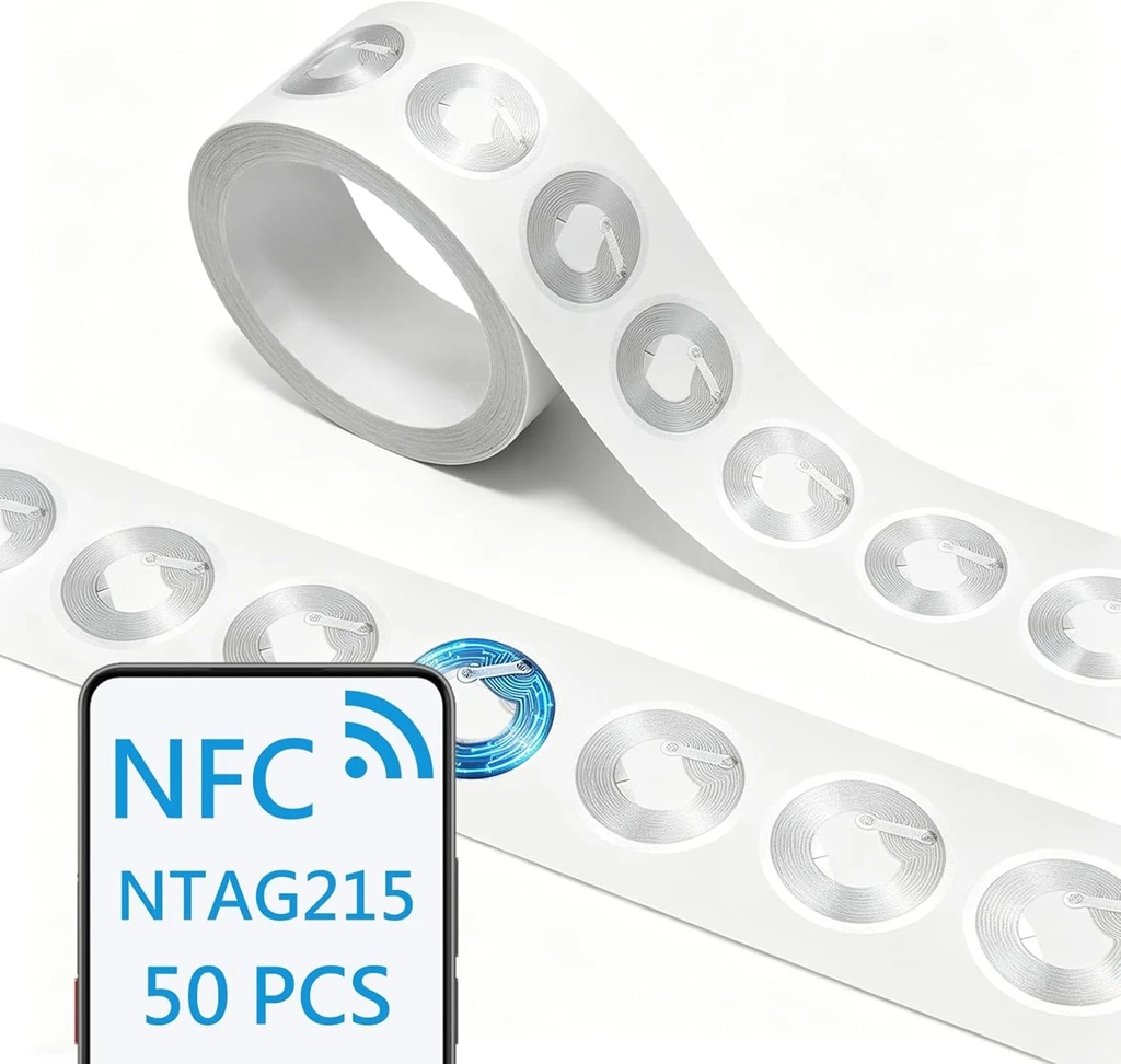 Nfc Tag Programmable - 13.56MHz NTAG215 NFC Tag Stickers ISO14443A