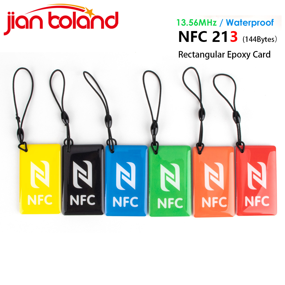 Nfc Tag Programmable - 6pcs Rectangular 13.56MHz ISO14443A 144 Bytes