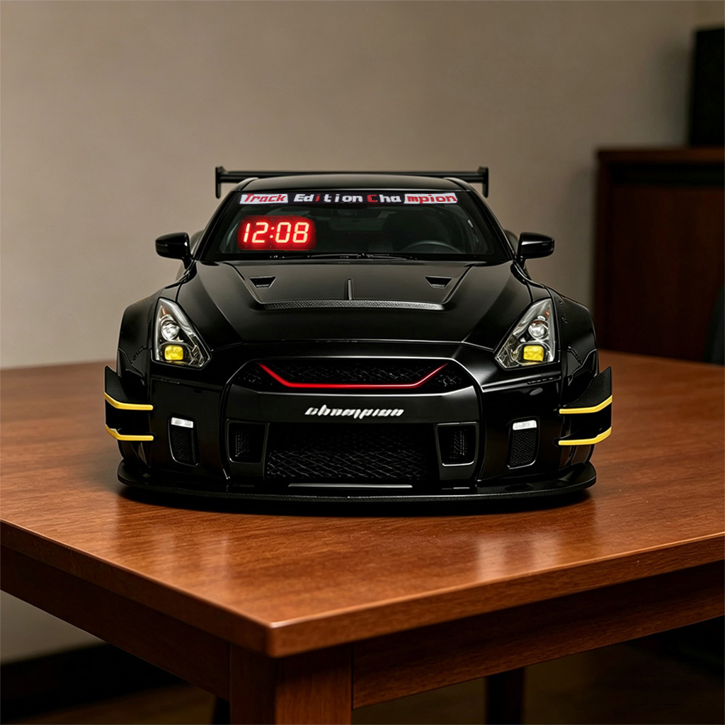 1Pcs Rechargeable LED Car Alar - Digital Alarm Clock ulasan dan harga