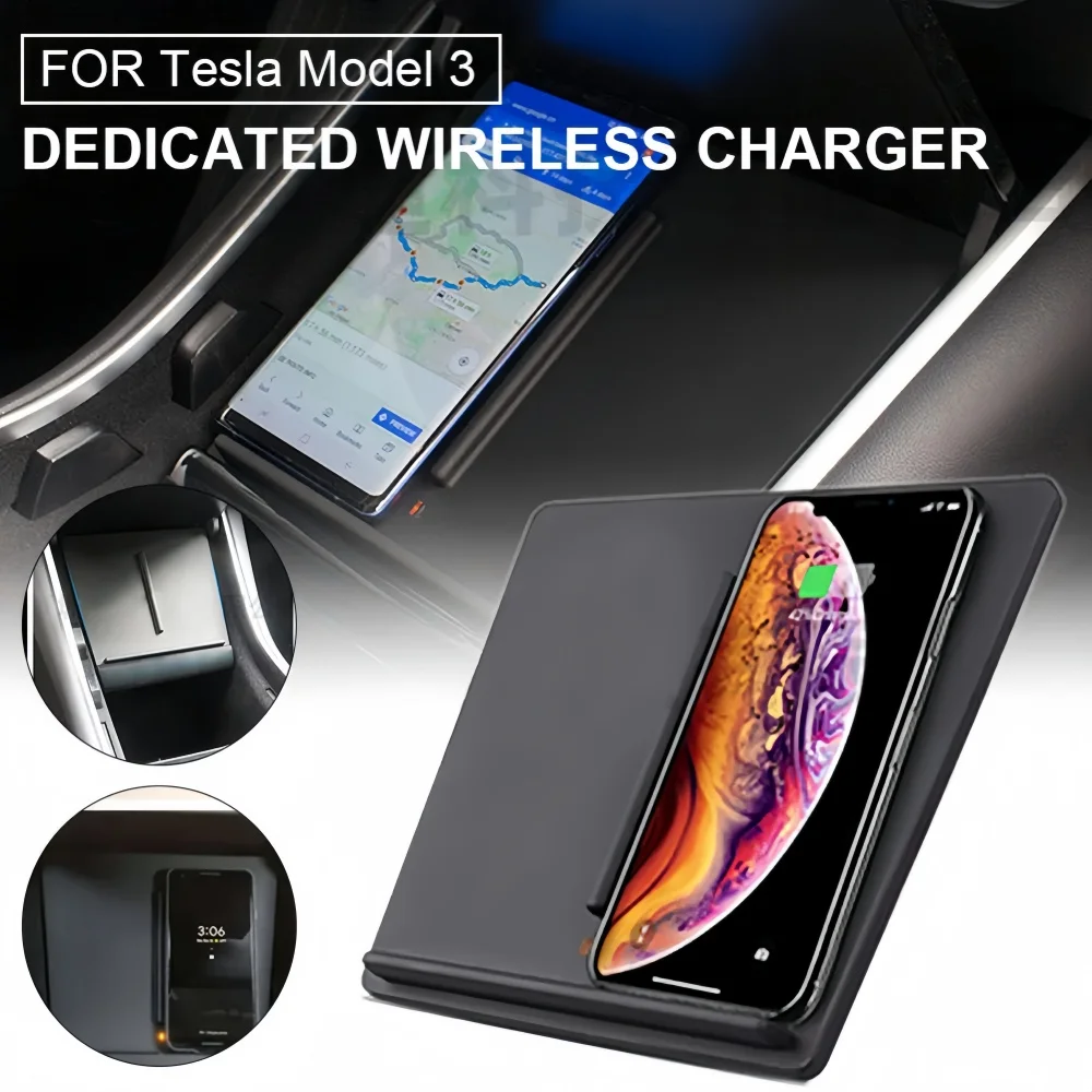 Wireless Car Charger for Tesla - Wireless Phone Charger Pad ulasan dan harga