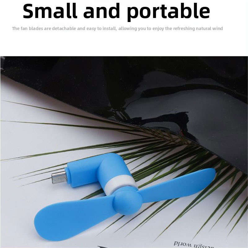 Type C Mini Phone Fan, Portabl - Electronics Gadgets Sale ulasan dan harga