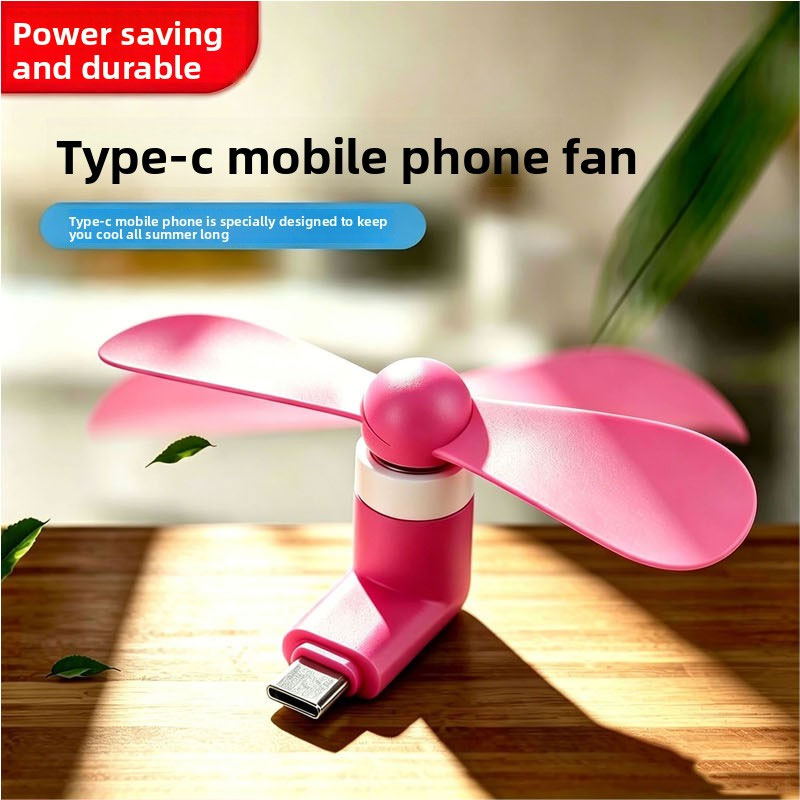 Type C Mini Phone Fan, Portabl - Electronics Gadgets Sale ulasan dan harga