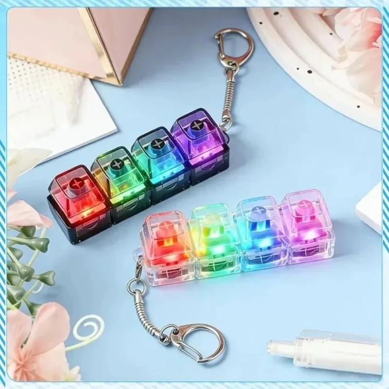 LED Keyboard Keychain ///Fidge - Electronics Gadgets For Kids ulasan dan harga