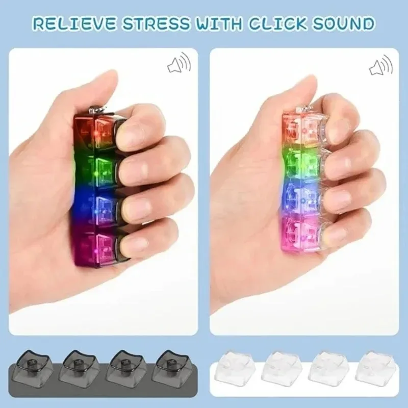 LED Keyboard Keychain ///Fidge - Electronics Gadgets For Kids ulasan dan harga