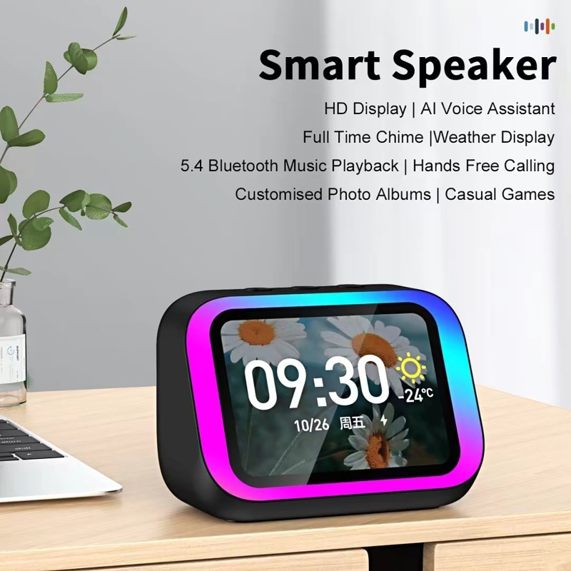 AI Voice Assistant Bluetooth S - Digital Alarm Clock ulasan dan harga