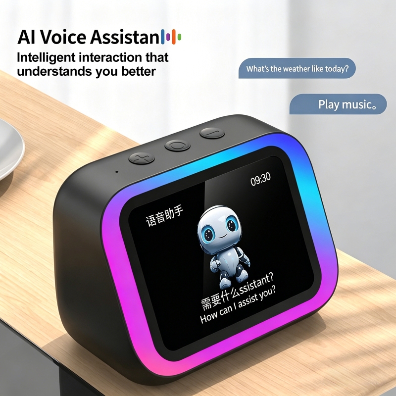 AI Voice Assistant Bluetooth S - Digital Alarm Clock ulasan dan harga