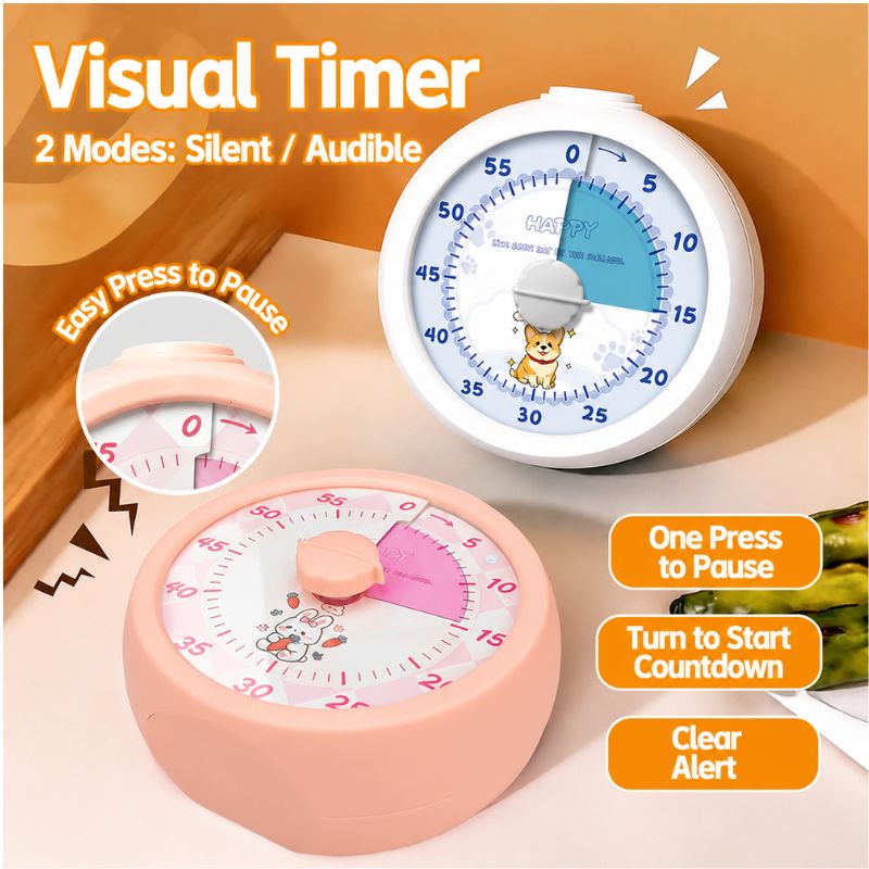 Rotatable Countdown Timer Visu - Electronics Gadgets For Kids ulasan dan harga