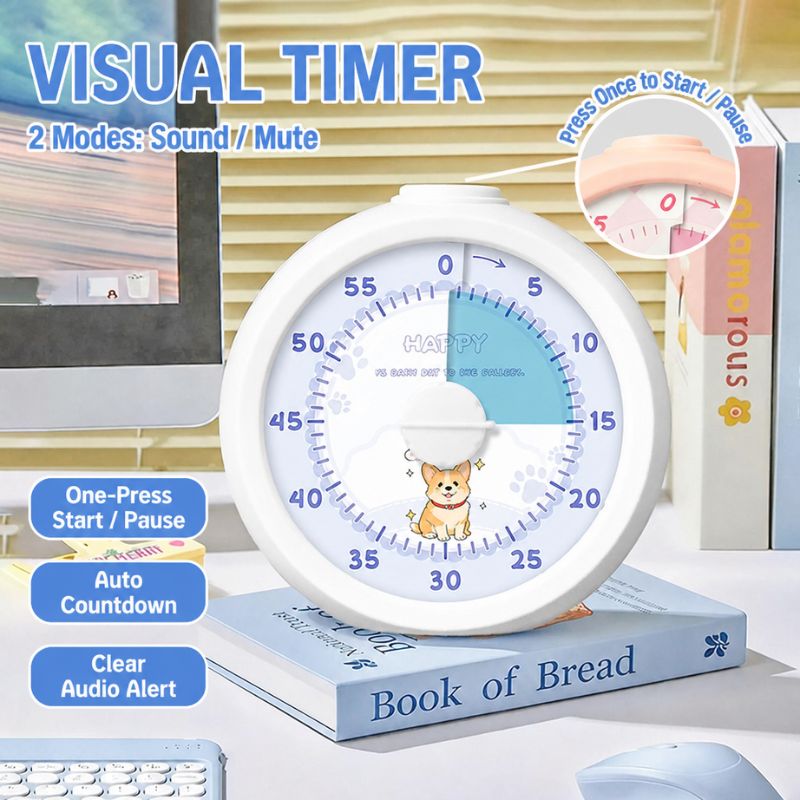 Rotatable Countdown Timer Visu - Electronics Gadgets For Kids ulasan dan harga
