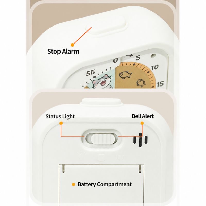 Rotatable Countdown Timer Visu - Electronics Gadgets For Kids ulasan dan harga