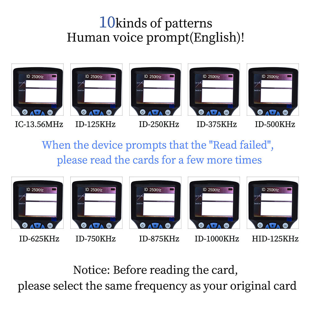 Handheld 10 Frequency RFID NFC - Nfc Tag Programmable ulasan dan harga