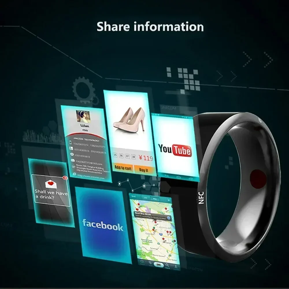 Fashion NFC Control Smart Ring - Nfc Tag Programmable ulasan dan harga