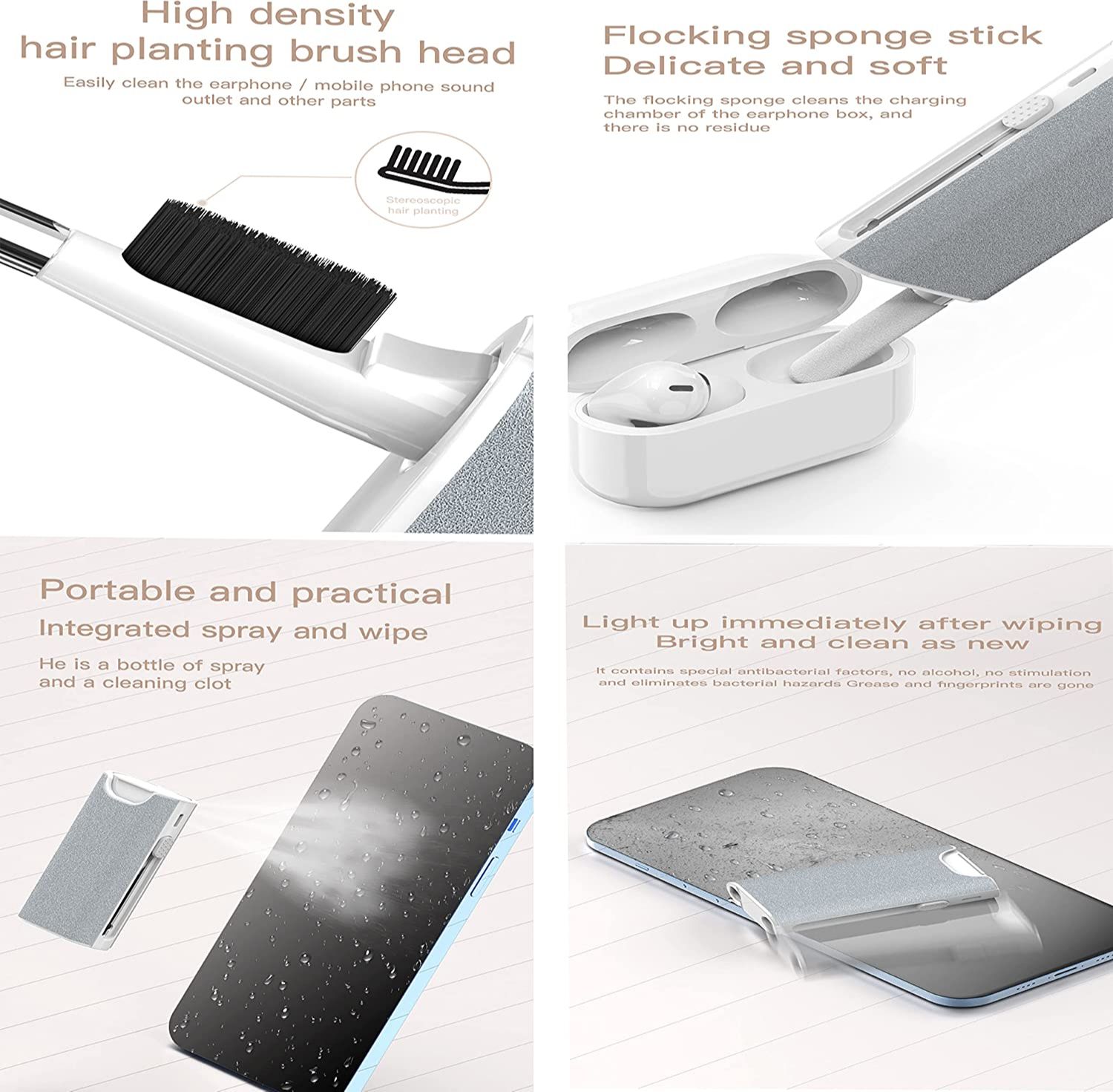 5 in 1 Earphone Cleaner Brush  - Portable Wifi Hotspot ulasan dan harga