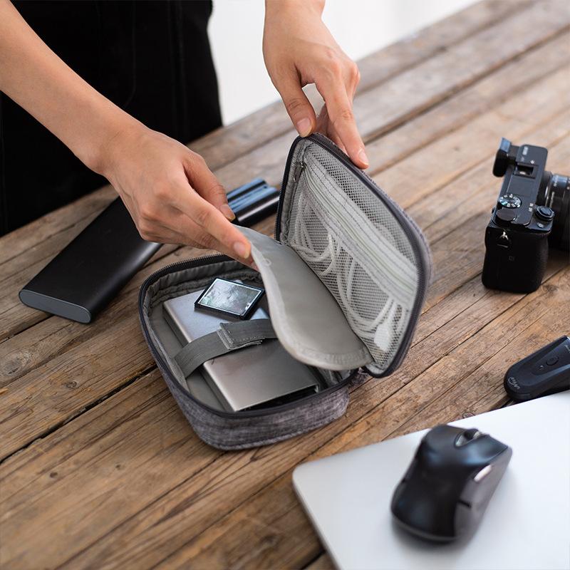 Double Layer Cable Storage Bag - Electronics Gadgets And Accessories ulasan dan harga
