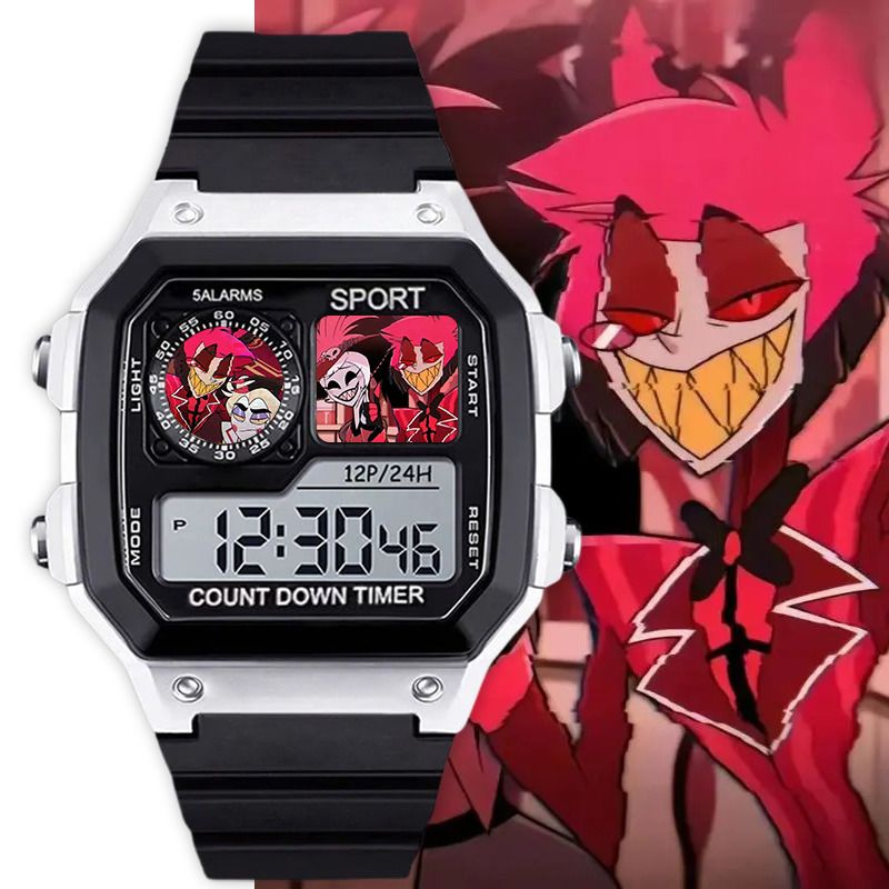 Hazbin Hotel Charlie Alastor L - Digital Alarm Clock ulasan dan harga