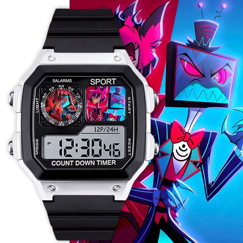 Hazbin Hotel Charlie Alastor L - Digital Alarm Clock ulasan dan harga