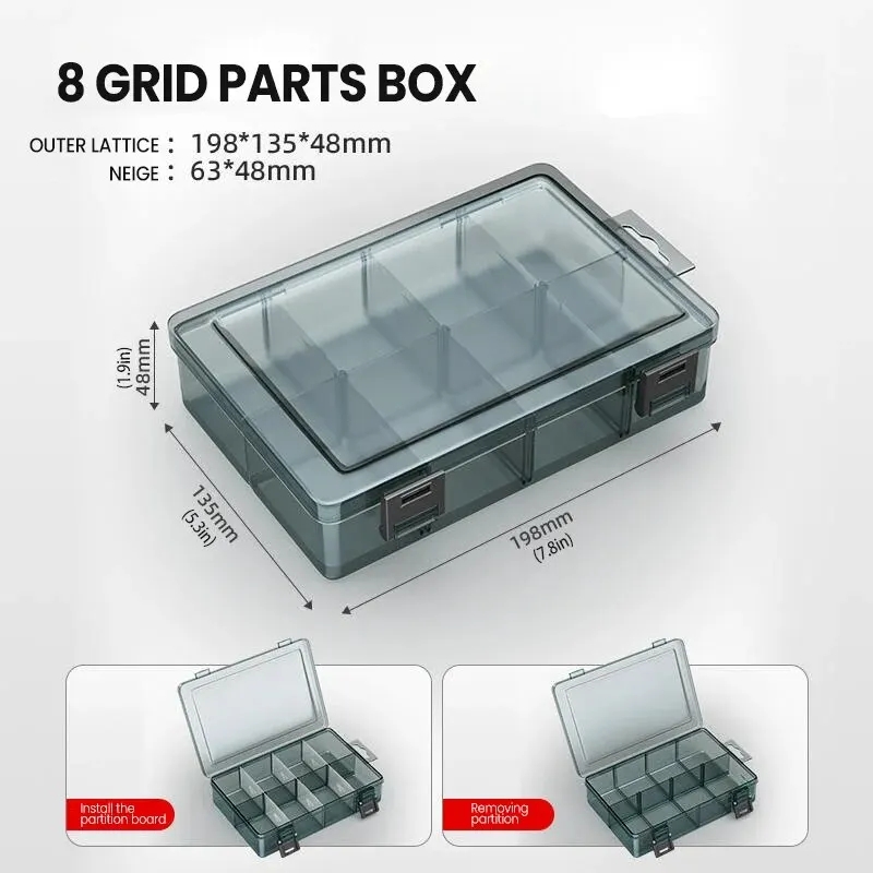 AIRAJ Plastic Tool Parts Box S - Electronics Gadgets And Accessories ulasan dan harga