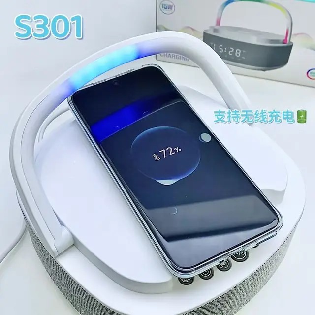 Bluetooth speaker S301- LED al - Digital Alarm Clock ulasan dan harga