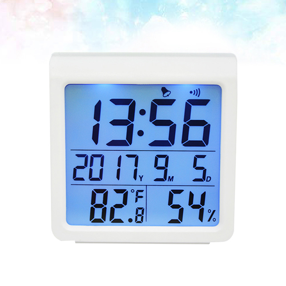 Digital Hygrometer Thermometer - Digital Alarm Clock ulasan dan harga