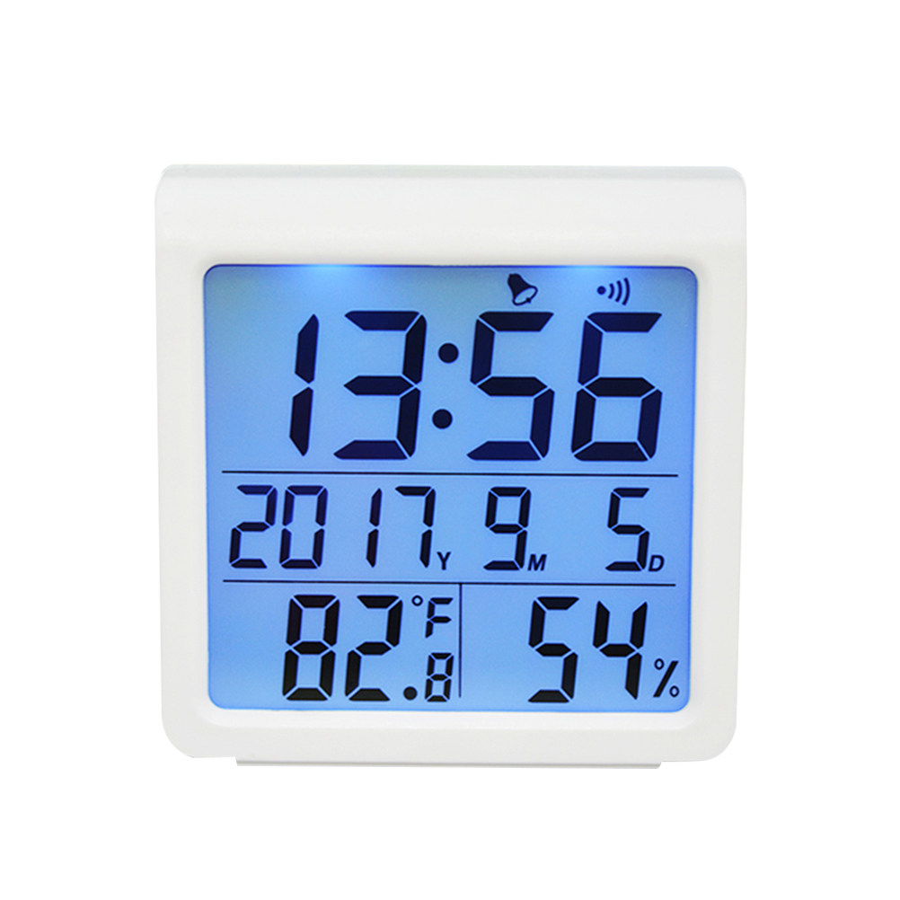 Digital Hygrometer Thermometer - Digital Alarm Clock ulasan dan harga