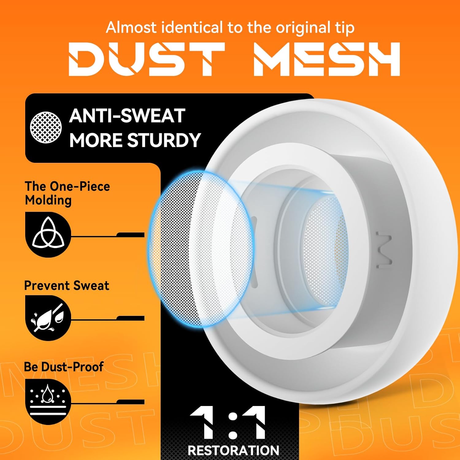 4/1Pairs Silicone Ear Tip Prot - Portable Wifi Hotspot ulasan dan harga