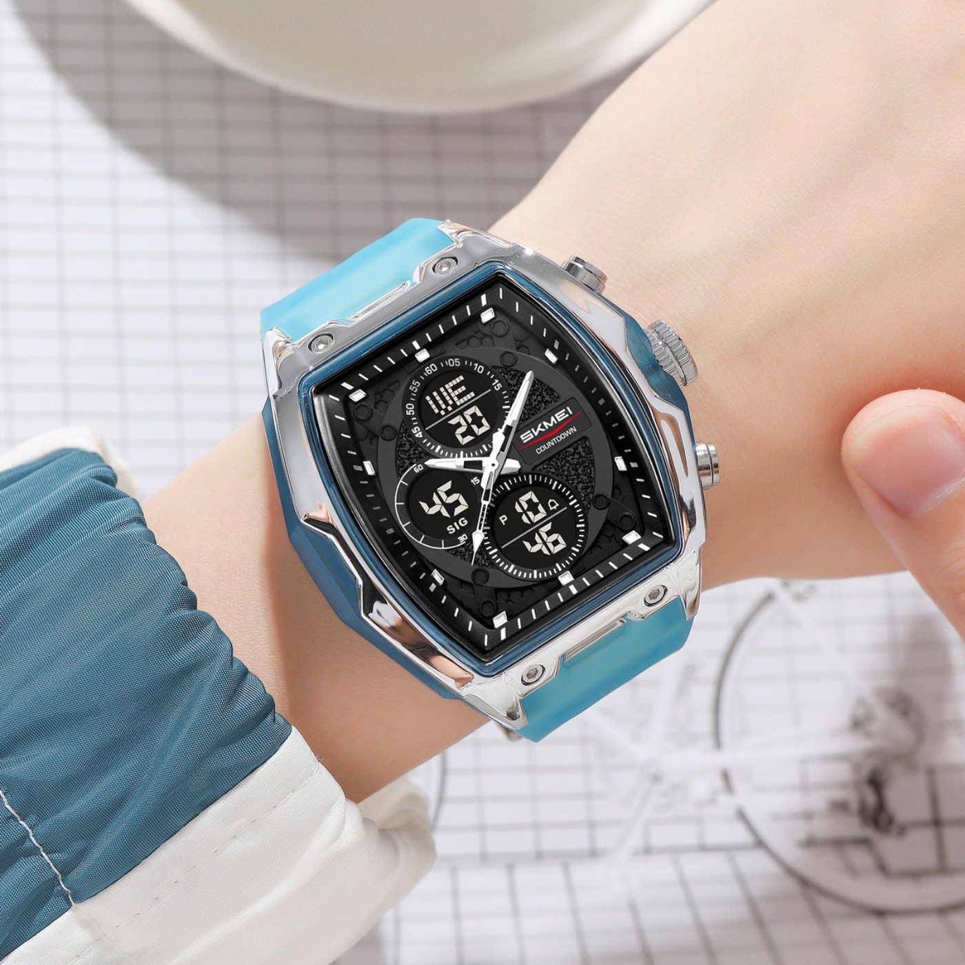 2601 Wristwatch Digital Electr - Digital Alarm Clock ulasan dan harga