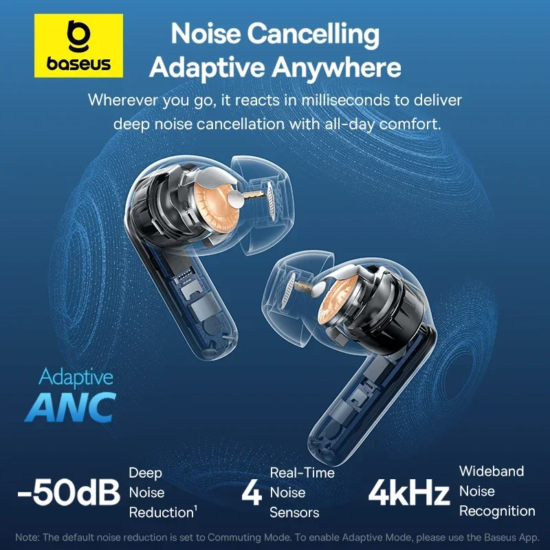 Baseus EP10 Pro ANC Earbuds Wi - Earbuds Anc Wireless ulasan dan harga