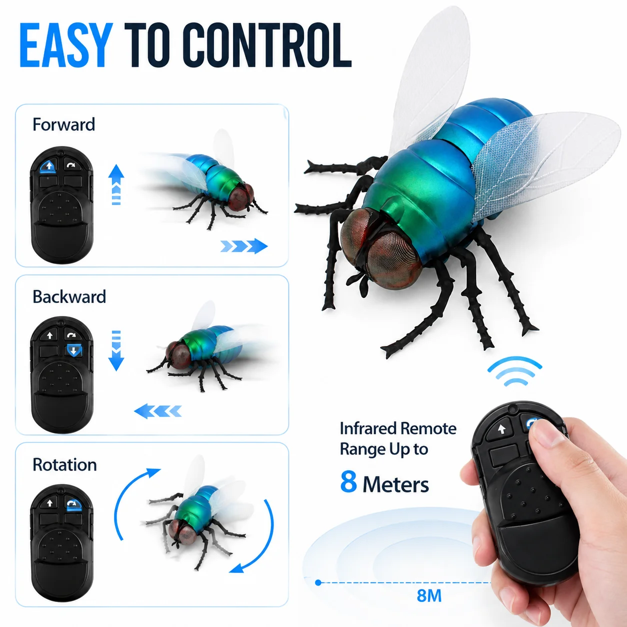 Infrared RC Fly Toy Realistic  - Electronics Gadgets For Kids ulasan dan harga