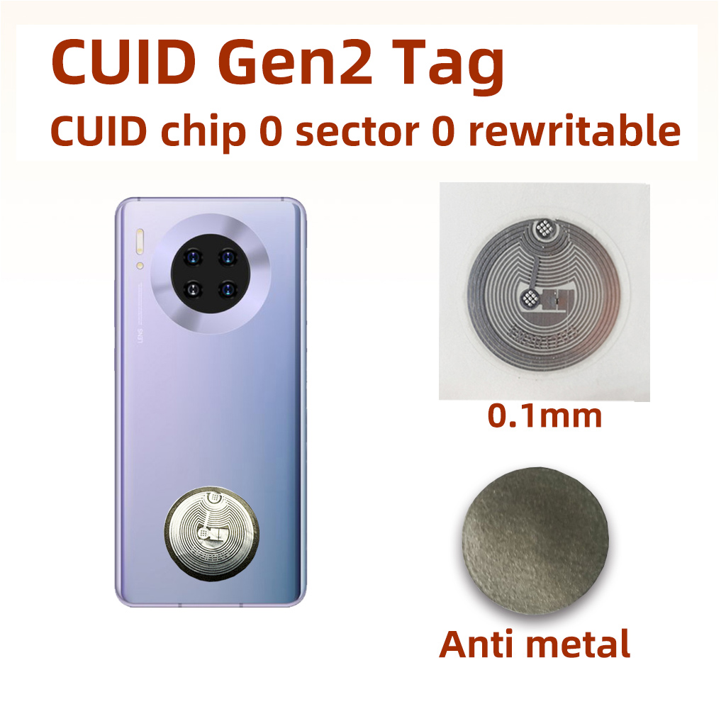 cuid Sticker Wet Inlay 13.56mh - Nfc Tag Programmable ulasan dan harga