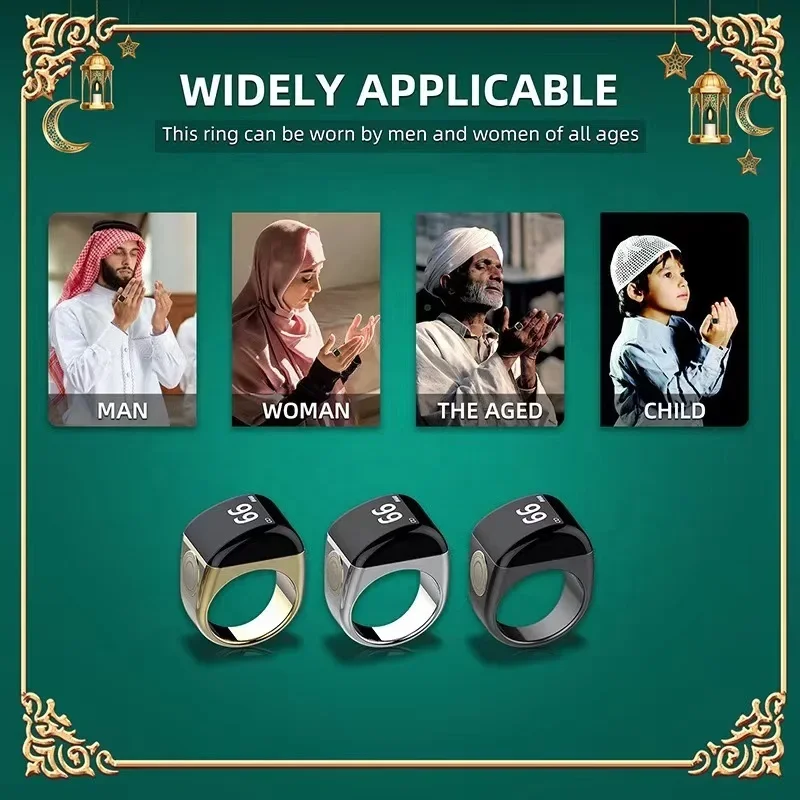 Smart Zinc Alloy Muslim Islami - Digital Alarm Clock ulasan dan harga