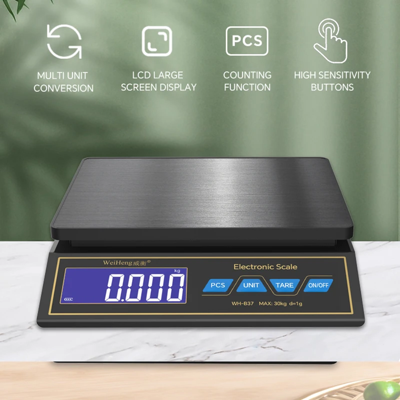 LCD Digital Kitchen Scale 30kg - Kitchen Electronics Gadgets ulasan dan harga