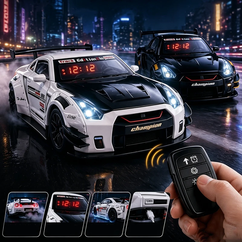 1SET Simulated Sports Car Alar - Digital Alarm Clock ulasan dan harga