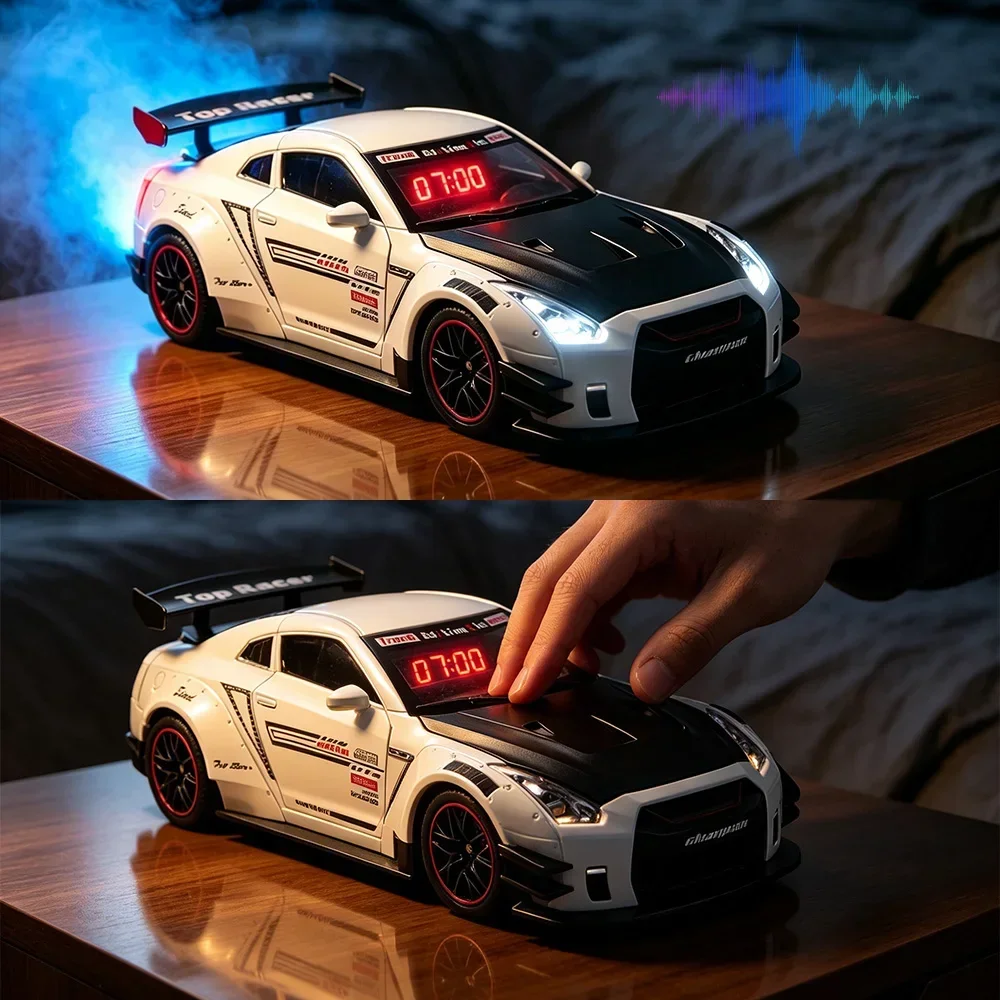 1SET Simulated Sports Car Alar - Digital Alarm Clock ulasan dan harga