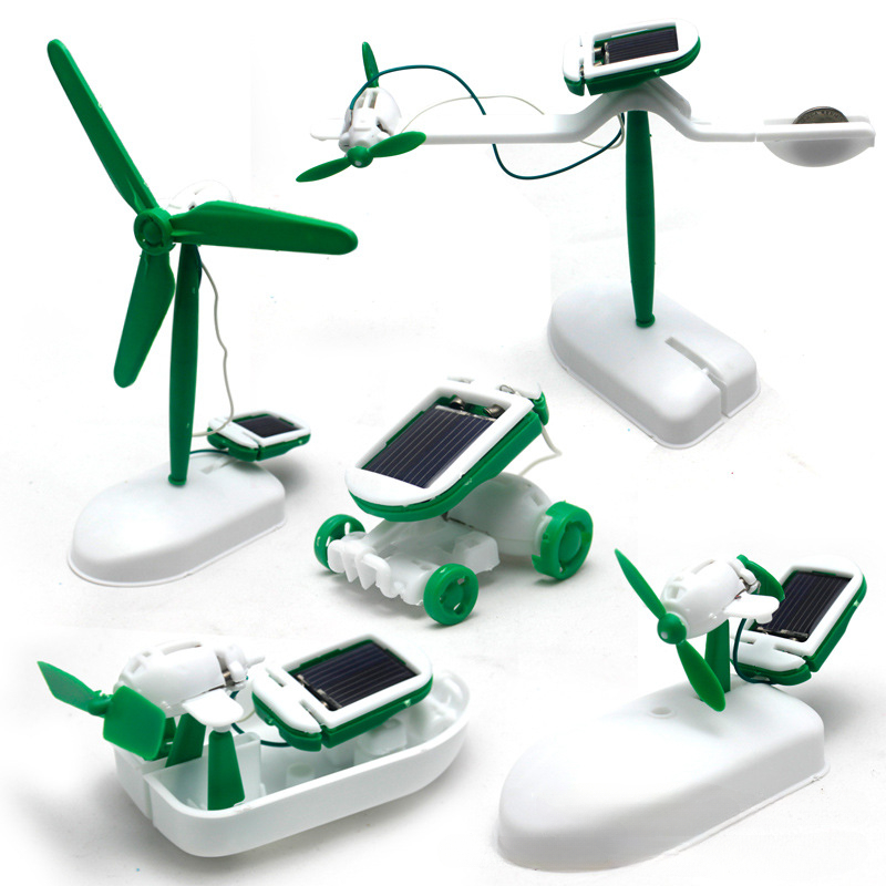 6-In-1 Solar-Power Robot Kit A - Electronics Gadgets For Kids ulasan dan harga