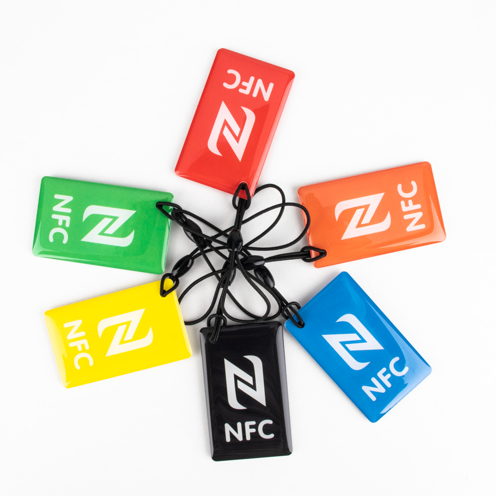 6pcs Rectangular 13.56MHz ISO1 - Nfc Tag Programmable ulasan dan harga